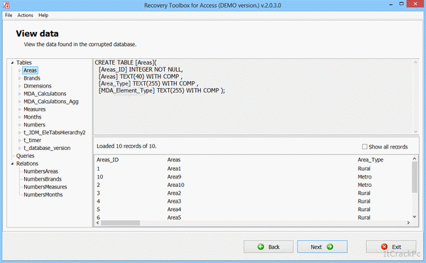 recovery toolbox for access full serial number